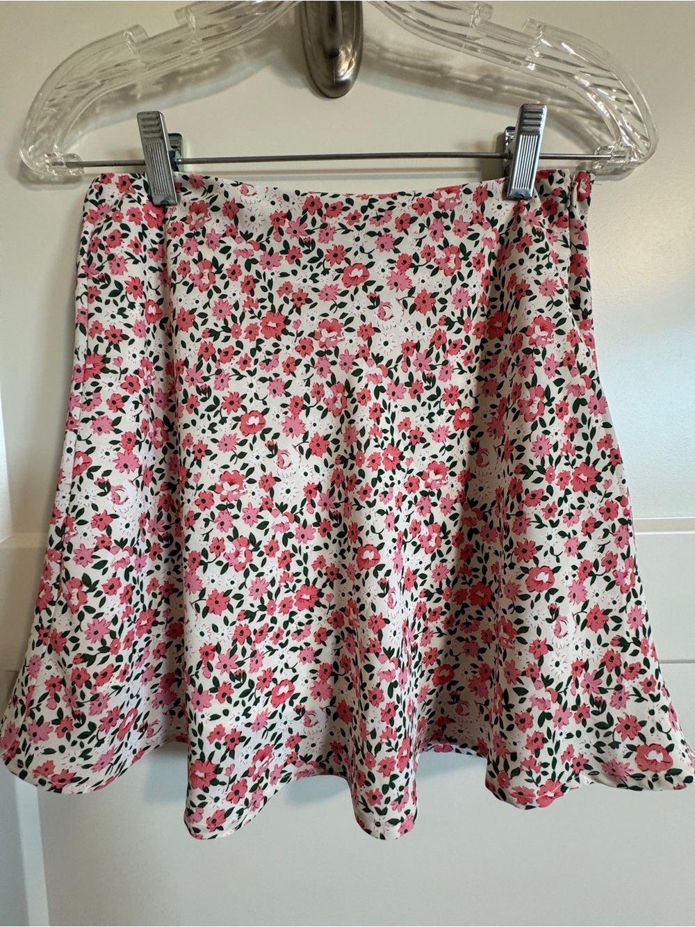 NWOT HYFVE Pink Floral Circle Skirt
